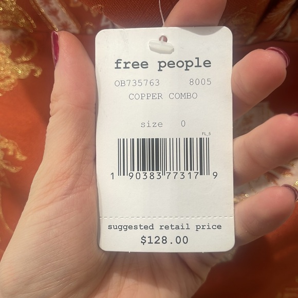 BNWT Free people strapless dress - Picture 3 of 3